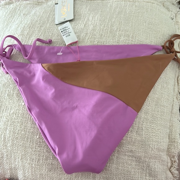 l*space dani color block bikini tie side bottoms - Picture 7 of 7